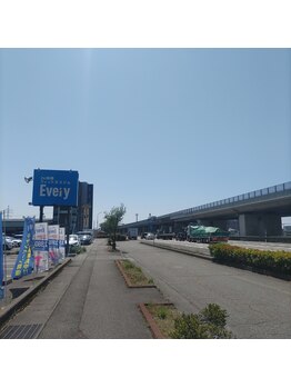 リゼラアンドコー 金沢店(LIZERA&Co)/サロンの行き方１津幡方面から