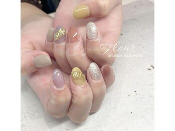 フルール(fleur)/カラフルぷっくりミラー