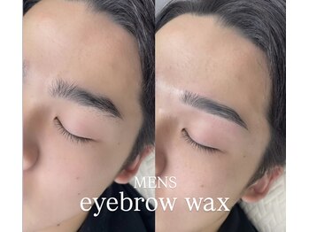 リッチアイブロウサロンエビス(Rich Eyebrow Salon EBISU)の写真/仕上がりが大好評★【メンズ眉毛ワックス】左右対称のオシャレな眉毛！リピーター様は更にお得◎