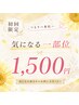 脱毛デビューの方オススメ♪☆全身【顔・VIO含む】から選べる1箇所♪ 1,500円