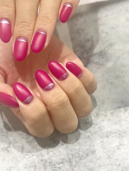 プライベート ネイルサロン マーマ(murmur)/ストレートフレンチ