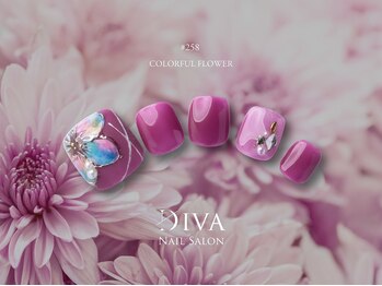 ネイルサロン ディーバ 奈良香芝店(Diva)/FootデザインSelect¥7,810