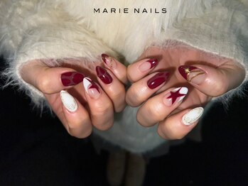 マリーネイルズ 青山店(MARIE NAILS)/☆12000円フレンチスター1228e