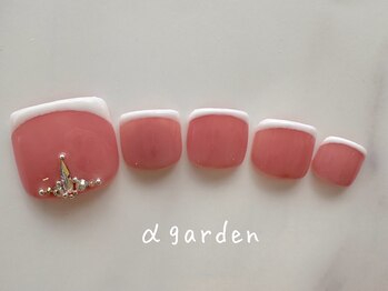 ネイルサロン アルファガーデン 町田本店(α garden)/フットジェル¥8800(税込)