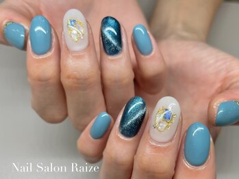 ライズ 本町店(Raize)/シェルネイル/ブルーネイル