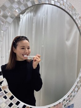 ホワイトニングショップ 静岡店/1.ホワイトニング前に歯磨き