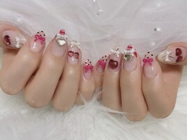 さくらんぼネイル