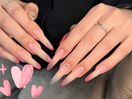 桃辺フレンチネイル