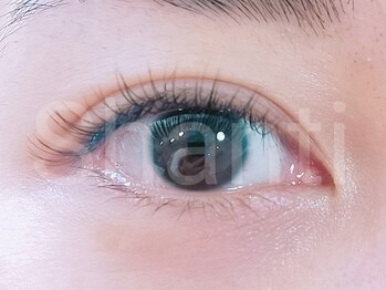 シャンティ 琴似店(Shanti)/エクステでまつ毛パーマっぽく♪