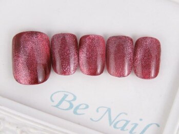 ビーネイル(Be NaiL)/赤のマグネットネイル