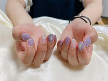モグネイル(Mogunail)/4月定額A シンプルネイル