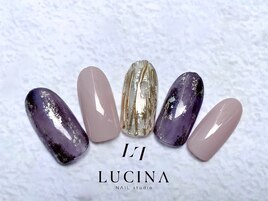 H-350パープルニュアンスネイル