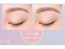 ヘイリーブロウ 三宮店/アーチデザイン