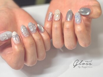 ネイルグロス 梅田茶屋町店(NAIL Gloss)/アートフリーコース初回¥11000