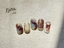 天然石ニュアンスネイル