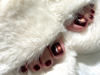 リリカネイル(Ririka nail)の写真/巻き爪でお悩みの方必見!!フットネイルを楽しみながら巻き爪ケアも同時に♪お爪のお悩みご相談ください◎