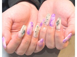 【Takeshita】パープルタイダイ