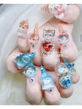 ラベンダー 日暮里南口(Lavender)の写真/【日暮里3分】スカルプ×持ち込み画像再現◎圧倒的技術で憧れのロングネイルを理想以上の仕上がりに♪
