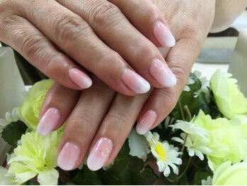 プルミエ ネイル(Premier Nail)/ベビーピンク+ホワイトカラグラ