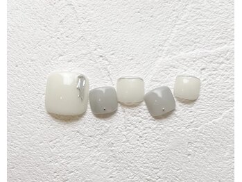 リーチェ ビューティアンドネイルサロン 大名店(Beauty&Nail Salon)/秋フットネイル☆