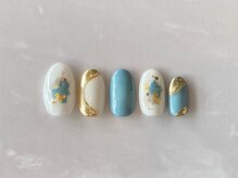 エムスラッシュ 横浜元町店(M.SLASH)/シェラック　ニュアンスネイル