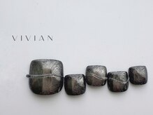 ヴィヴィアン ネイル(Vivian nail)/ブラック　クール　マグネット