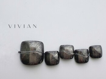 ヴィヴィアン ネイル(Vivian nail)/ブラック クール マグネット