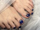 フットジェル ネイビー グラデ
