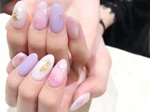 アース コアフュールボーテ 新潟中野山店 (EARTH Coiffure beaute')/ピンクニュアンスネイル ￥7000