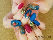 コラソンネイル(corazon nail)/HAND★べっこうネイル