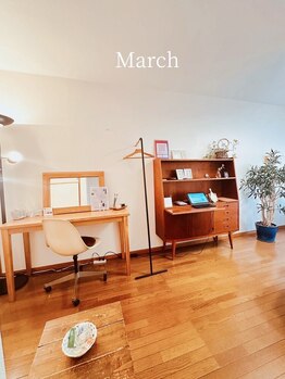 マーチ(March)の写真/【自由が丘駅徒歩3分】完全プライベートサロンなので周りを気にせずゆったり施術♪