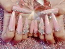 ★ピンクロングスカルプ★