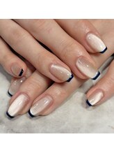 ミヤビネイル(miyabi nail)/ちゅるちゅるマグネットフレンチ