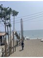 ストレッチ リヴェラ 北千住(STRETCH LIVERA) 海って素晴らしいですよね。浜辺で寝ることが凄く好きなんです。