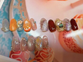 シャルム(Charme)の写真/最新パーツ多数ご用意☆マグネットカラーも豊富◎イベントにピッタリのデザインやカラーで指先を華やかに♪