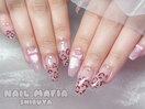 レオパード/マグネット/秋ネイル