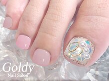 ネイルサロン ゴールディ(NAIL SALON GOLDY)/FOOT華やかコース