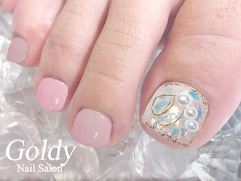 ネイルサロン ゴールディ(NAIL SALON GOLDY)/FOOT華やかコース
