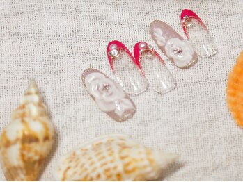 ヴィーナネイル 呉店(VinaNail)/エンボスフラワーネイル