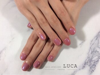 ネイルアトリエルカ(nail atelier LUCA)/S-69 大人上品偏光パールピンク