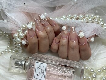 アンジュ(Ange)/【Miyu】フラッシュバラネイル