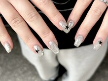 ア―ジュポシェフリル 下大利店(age poche Frill)/マグネットネイル