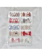 エリクサーネイル 心斎橋(Elixir Nail)/ツイード・チェックネイル♪