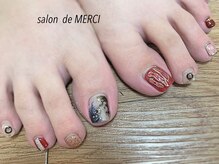 サロン ド メルシー(Salon de MERCI)/foot☆ニュアンスnail