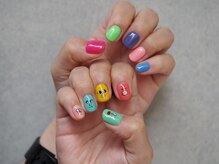 エルミー 三軒茶屋(elmy)/カラフル韓国キャラクターネイル