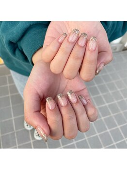 ミントリーフ バイ リート(Mint leaf by Reat)/ラメグラデーション