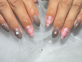 ブランシュネイル(BlancheNail)/チェックをチェック!なんてね!