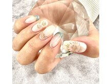 リコネイル(Rico nail)/モロッカンネイル　春ネイル