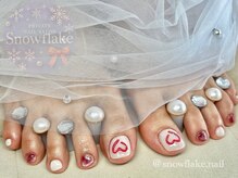 スノーフレーク(Snowflake)/フット☆アート＆マグ追加