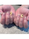 夏ネイル♪ひまわりネイル